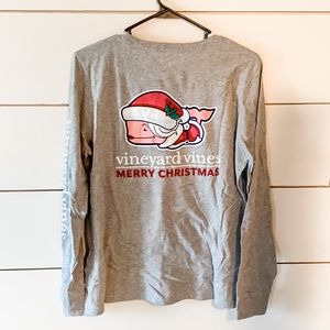 Vineyard Vines “Merry Christmas” Long Sleeve